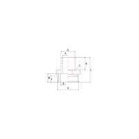 Nypel lut RUMET Mosiądz 3/4'' x 22 mm (GZ)