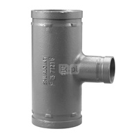 Trójnik redukcyjny ocynkowany Groove - 139.7/114.3/139.7