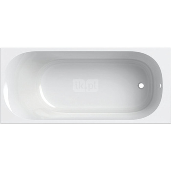 Wanna prostokątna Geberit Soana, slim rim, z nogami: 180x80cm, Całkowita pojemność=272l