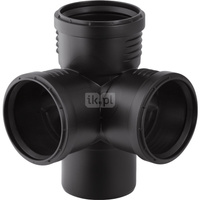 Czwórnik GEBERIT Silent-PP polipropylen, 90 mm DN 90, mw x mw x mw x mw
