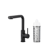 DUERO PURE BASIC BATERIA KUCHENNA Z FUNKCJĄ FILTRACJI WODY, CZARNA + ZESTAW FILTRUJĄCY PROFINE SILVER S