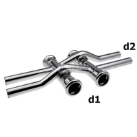 Czwórnik redukcyjny mijankowy Steel - 22/15