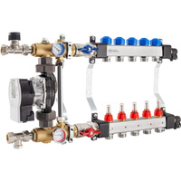 Rozdzielacz InoxFlow z układem mieszającym (seria USFP) - 5 obwodów