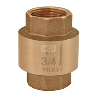 Zawór zwrotny FERRO z elementem zamykającym z tworzywa 2 1/2'' GW PN 10 max. 100'C