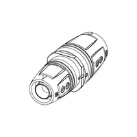 Złączka TECE logo redukcja trzyczęściowy, tworzywo, 50 mm x 40 mm (pz x pz)