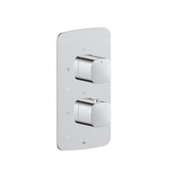 Bateria Malaga, termostatyczna, podtynkowa solo, chrom