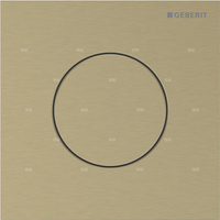 Pneumatyczny zawór spłukujący Geberit do pisuaru, ręczny, Typ 40, stal nierdzewna mosiądz, okrągły