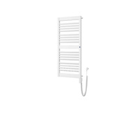 Grzejnik elektryczny (suszarka) INSTAL-PROJEKT FRAME ELECTRO, wym. 1580 (1685 z grzałką)/500 mm, kolor biały połysk,  moc 900 W