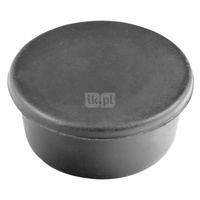 Zaślepka gumowa 50 mm czarna