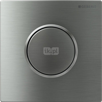 Pneumatyczny zawór spłukujący Geberit do pisuaru, ręczny, Typ 10, stal nierdz., okrągły