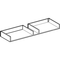 Szuflada górna Geberit do szafki pod umywalkę podwójną: Szerokość umywalki=120cm