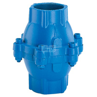 Zawór zwrotny gwintowany wew., zamknięcie membranowe, typ 207V, Pnom 1,6 MPa, 1 1/2"