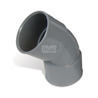Łuk PVC 45 st. M/F i F/F fi 60mm