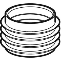Uszczelka redukcyjna odpływowa GEBERIT guma 45 mm / 35 mm, kolor czarny