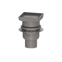 Wpust Classic DN70, odpł. pion. z nasadą pod płytkę