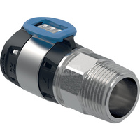 Złączka przejściowa GEBERIT FlowFit, stal crnimo 1.4401, 3/4'' x 25 mm (GZ x łącznik zaprasowywany)