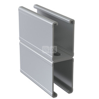 Szyna montażowa podwójna NICZUK SDME, gr. 3 mm, dł. 4000 mm, stal nierdzewna (ocynk galwaniczny)