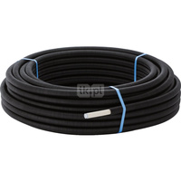 Rura PE-RT II/AL/PE-RT II GEBERIT MeplaTherm 16 mm x 2.25 mm, izolacja kolor czarny z rurą osłonową - kręgi 50m wielowarstwowa gładka