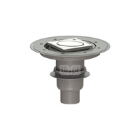 Wpust Classic DN70, odpł. pion., z nasadka Variofix i kratką owal 120x120