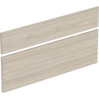 Zestaw frontów szuflad do szafki pod umywalkę podwójną GEBERIT, kol. wiąz jasny szer.1200 mm