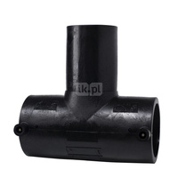 Trójnik elektrooporowy 90 st. równoprzelotowy E+ PE100 SDR11 d63, Georg Fischer