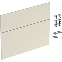 Zestaw frontów szuflad (2 szt.) do dolnej szafki pod umywalkę GEBERIT iCon, kol. sand wysoki połysk szer.750 mm