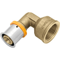 Kolano 90' mosiężne GW ultraPRESS - 16 Rp1/2"