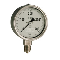 Manometr z rurką Bourdona AFRISO RF wstrząsoodporny 0/1,6 bar G1/4B aksjalne fi 63 mm, kl. 1.6%