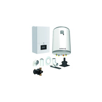 Pakiet - Kocioł gazowy jednofunkcyjny DE DIETRICH MCR4 19 kondensacyjny wiszący 2.5 - 20.7 kW + Zestaw powietrzno-spalinowy szachtowyBazowy PP/Alu fi 60/100 na fi 60 + Zasobnik c.w.uAQUAvie100 + Filtr magnetyczny XS90