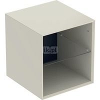 Element boczny Geberit ONE: 45x49.2x47cm, Piaskowy szary / Lakierowany na wysoki połysk