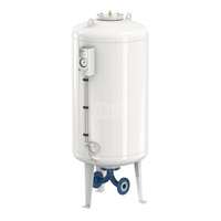 Naczynie wzbiorcze stojące FLAMCO MEIBES Airfix D-E, pojemność 600 l 6-, 16 bar / 120'C fi2'', kolor biały, do instalacji  C.W.U.