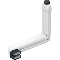 Korek przelewu Geberit do zestawu odpływowo-przelewowego do umywalki Clou, model oszczędzający przestrzeń