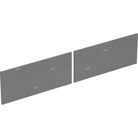 Zestaw frontów szuflad do dolnej szafki pod umywalkę GEBERIT, kol. szary szer.1600 mm