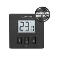 AURATON Aquila R (wersja czarna) - Dobowy, bezprzewodowy regulator temperatury (nadajnik)