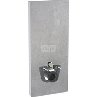 Moduł sanitarny do WC wiszącego GEBERIT Monolith Plus, 1140 mm x 505 mm x 106 mm, front: imitacja betonu, bok: aluminium
