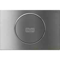 Przycisk uruchamiający Geberit Sigma10, przedni, stal nierdz.-polerowana-szczot., okrągły