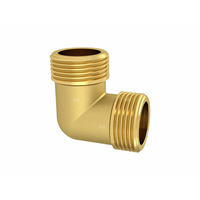 Kolano skręcane mosiężne GZ/GZ ½ mosiądz