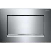 Przycisk uruchamiający Geberit Sigma10 1M, przedni, chrom bł-chrom szczot.-chrom bł., prostokątny