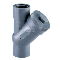 Zawór zwrotny gwintowany wew., zamknięcie kulowe z klapką rewizyjną, typ 208P, Pnom 0,6 MPa, 1"