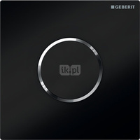 Zawór pisuarowy elektroniczny GEBERIT Typ 10, zasilanie bateryjne 1.5 V, czarny chrom