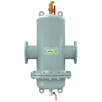 Separator mikropęcherzy REFLEX TW 80 R, 10 bar / 110'C, DN80/PN16, z kołnierzem rewizyjnym, kolor: szary