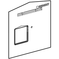 Osłona zabezpieczająca Geberit do podtynkowego zaworu spłukującego do pisuarów