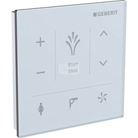 Ścienny panel sterujący do Geberit AquaClean: Biały / Szkło