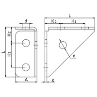 Kształtka XZ7 profilu szer. 30mm XPXZ7A