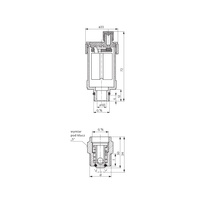 Odpowietrznik automatyczny PERFEXIM 9003C+S GZ mosiądz fi 3/8''