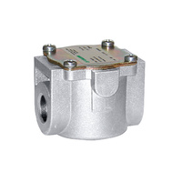 Kompaktowy filtr gazowy 1/2". Przyłącza z gwintem wewnętrznym.