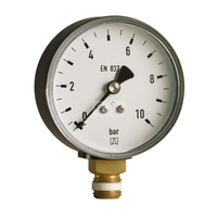 Manometr z rurką Bourdona AFRISO RF standardowy 0/400 bar G1/4B aksjalne fi 50 mm, kl. 1.6%