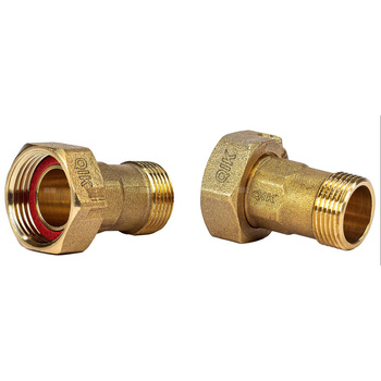 Półśrubunek QIK mosieżny z uszczelką GZ 2''-GW 2 1/2''