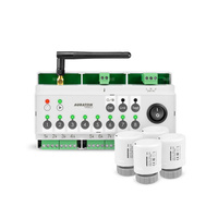 AURATON Multizone Controller - SMART zestaw ogrzewanie podłogowe - AURATON Floor Heating Controller + AURATON Vela Set (4 szt.)