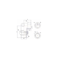 Śrubunek 90' RUMET mosiądz 1 1/2'' x 1 1/2'' (GW x GZ)